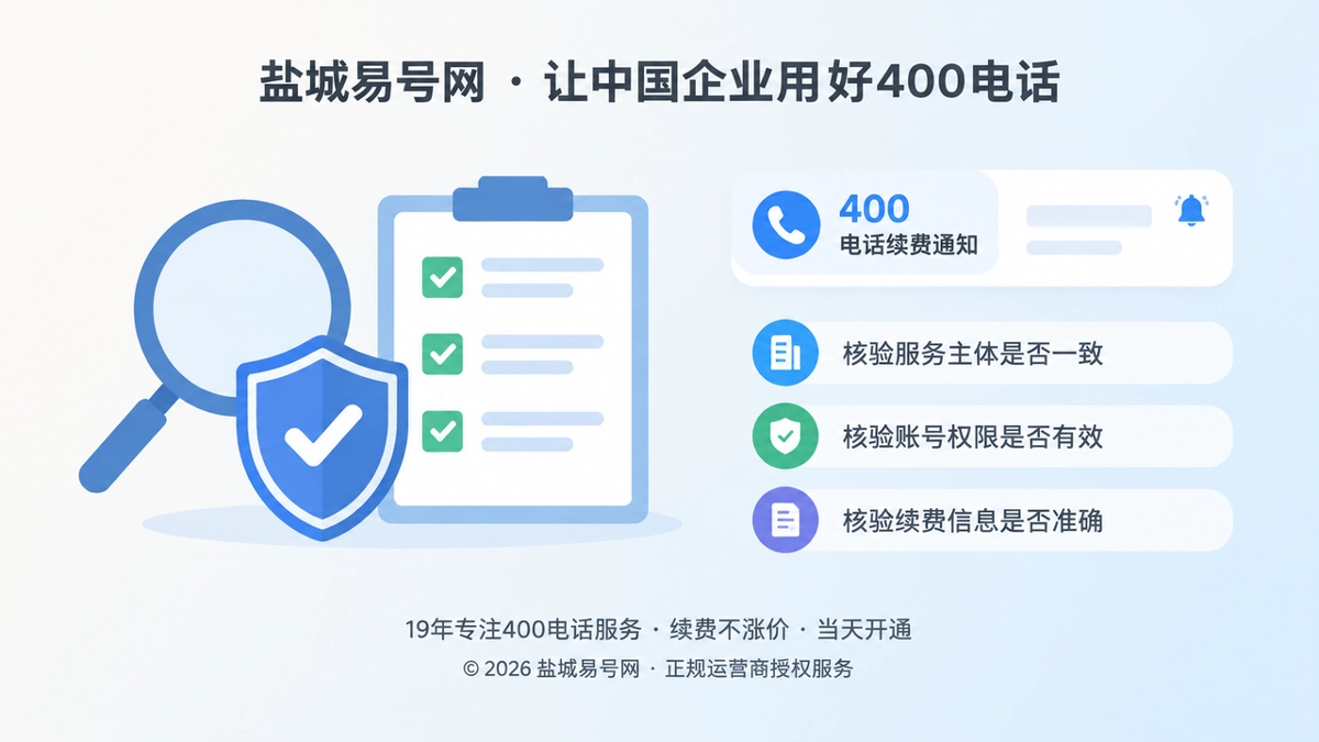 2026年400电话防骗课堂：警惕“续费通知”背后的管理权转移